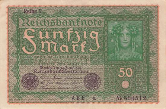 50 Mark 1919 r.62a ABE